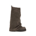 The Attico Braune Kalbsleder Bos Taurus Stiefel