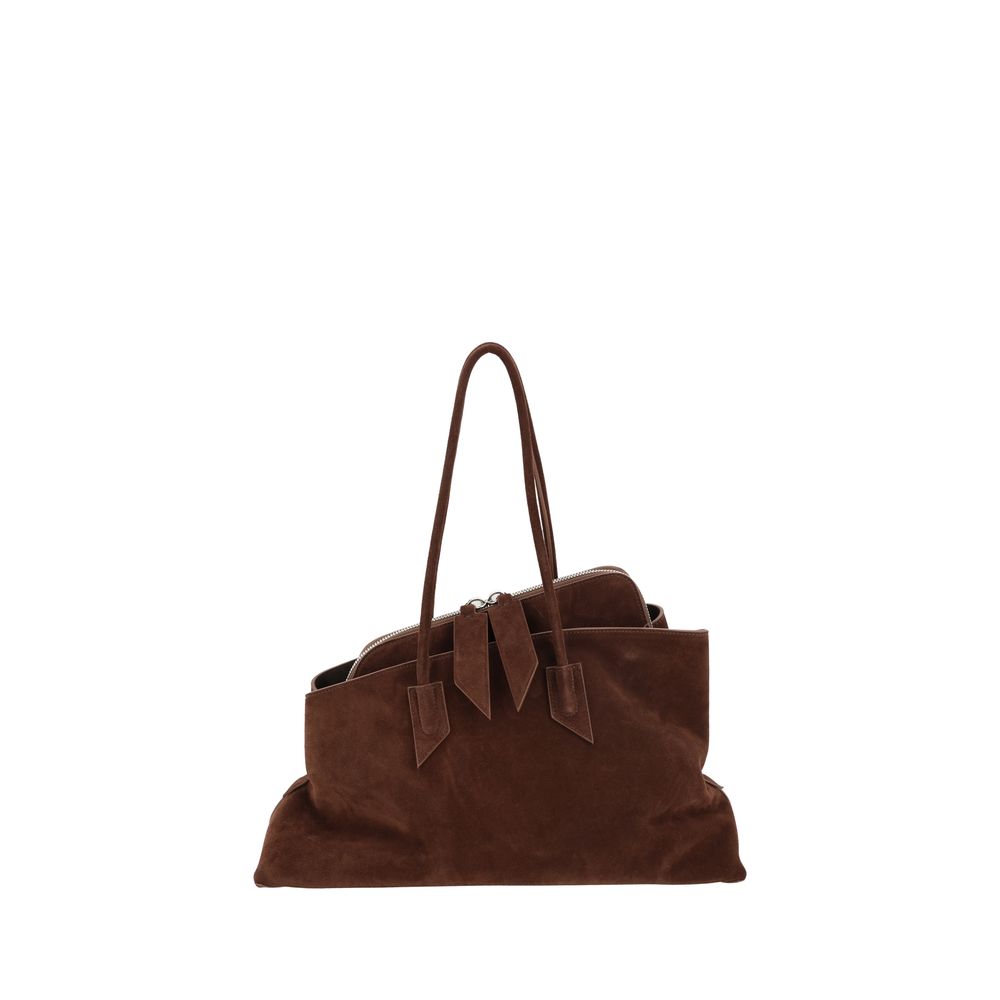 The Attico Braune Kalbsleder Bos Taurus Schultertasche