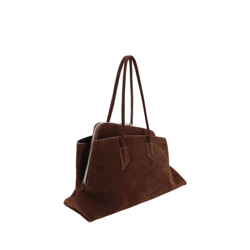 The Attico Braune Kalbsleder Bos Taurus Schultertasche