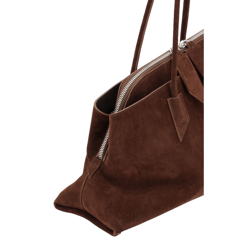 The Attico Braune Kalbsleder Bos Taurus Schultertasche