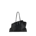 The Attico Schwarze Bos Taurus Kalbsleder Schultertasche