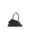 The Attico Schwarze Bos Taurus Kalbsleder Schultertasche