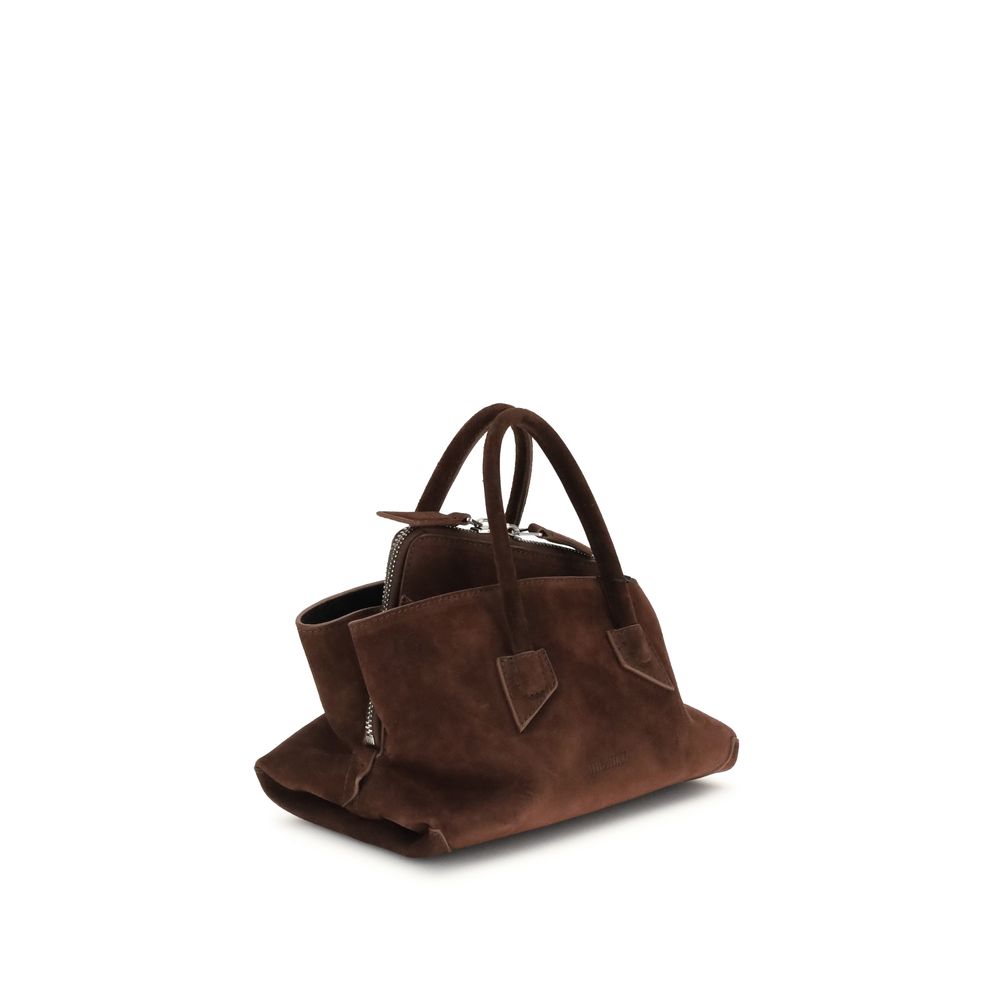 The Attico Braune Kalbsleder Bos Taurus Schultertasche