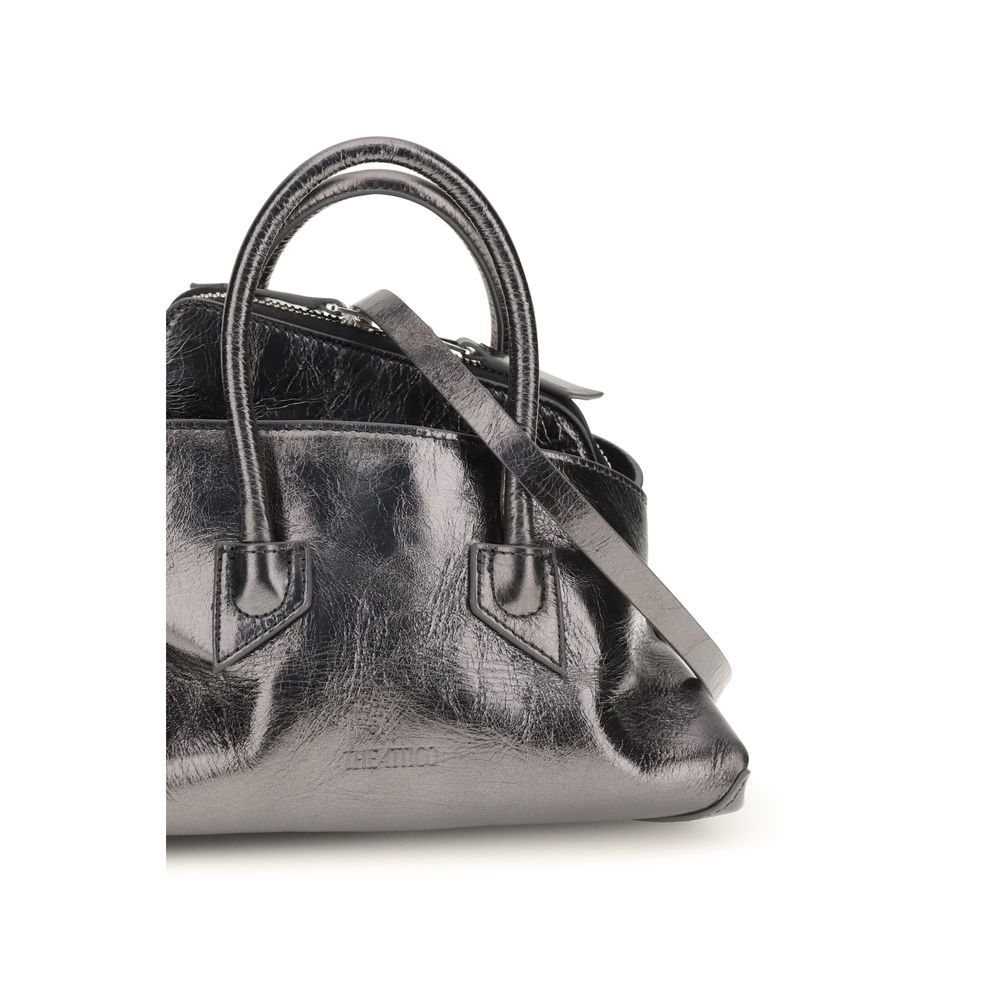 The Attico Graue Kalbsleder Bos Taurus Schultertasche