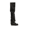 The Attico Schwarz Polyurethan Overknee-Stiefel