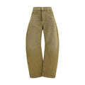 The Attico Braune Baumwolljeans Denim