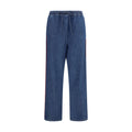 Valentino Garavani Blaue Freizeithose aus Polyester