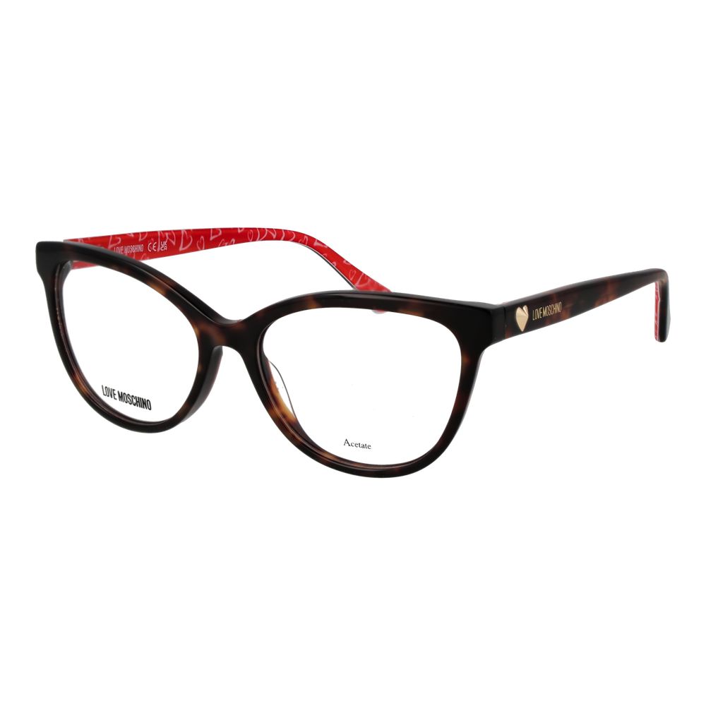 Love Moschino Braune Brille aus Acetat (Gestell)