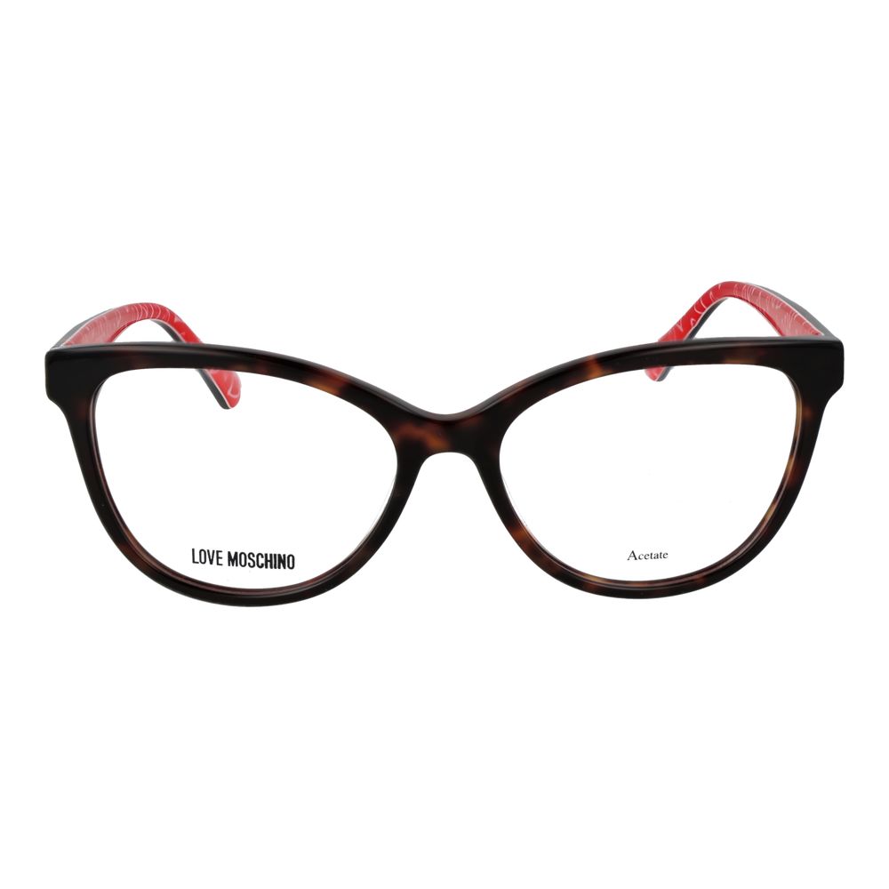 Love Moschino Braune Brille aus Acetat (Gestell)