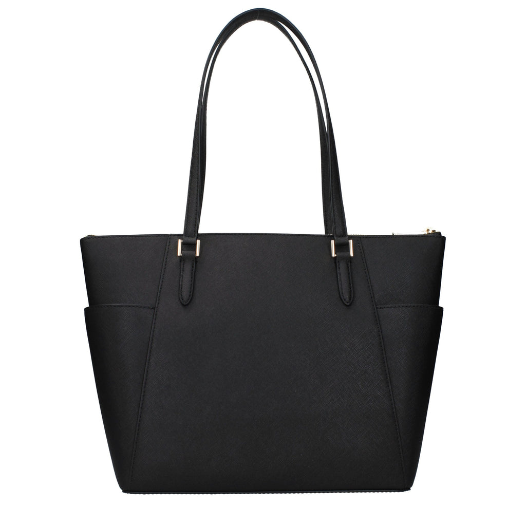 Michael Kors Schwarze Leder Umhängetasche