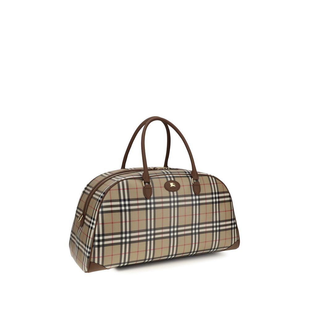 Burberry Beige Cotton Shoulder Bag