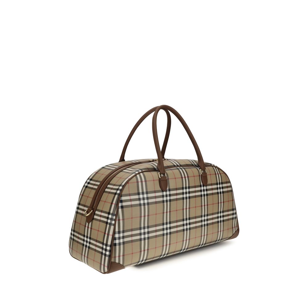 Burberry Beige Cotton Shoulder Bag