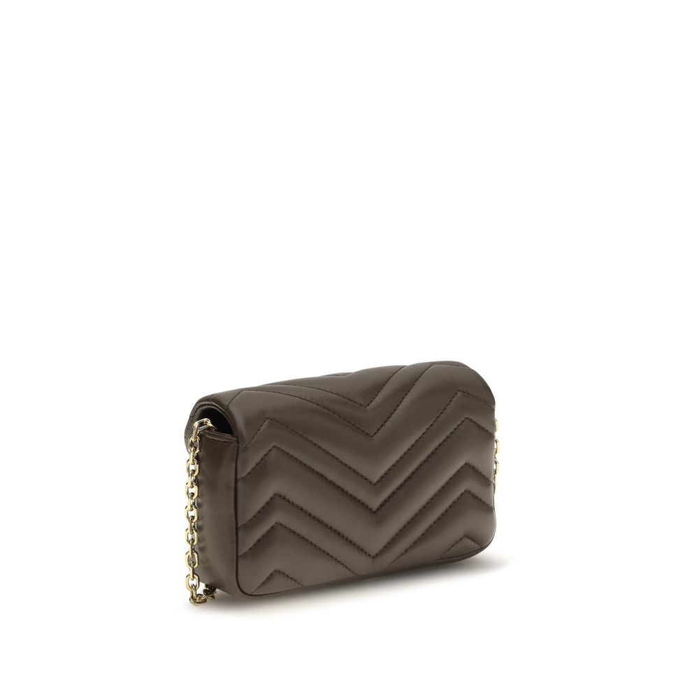 Gucci Braune Kalbsleder Bos Taurus Handtasche