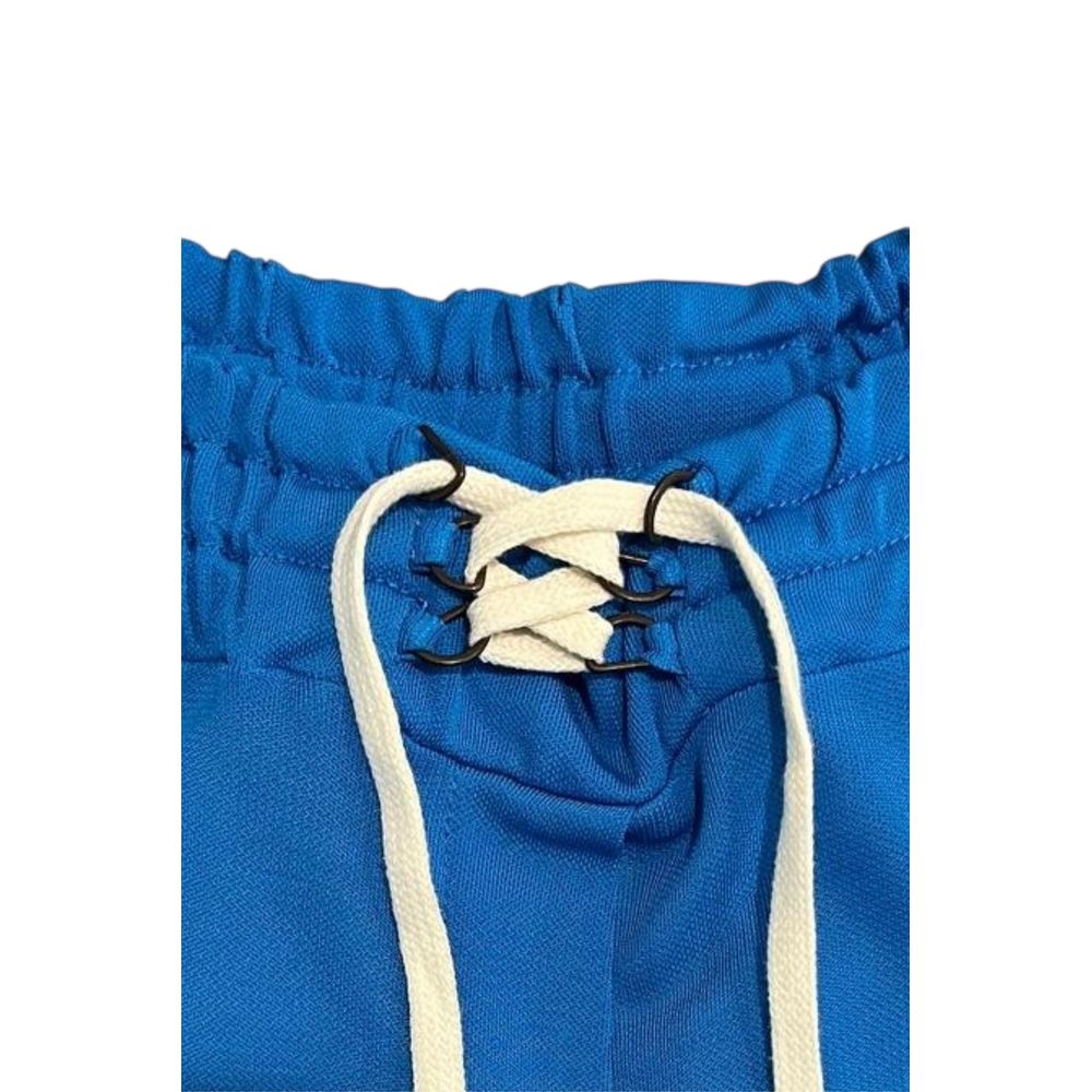 Mr&Mrs Italy Blaue Viskose-Damenhose