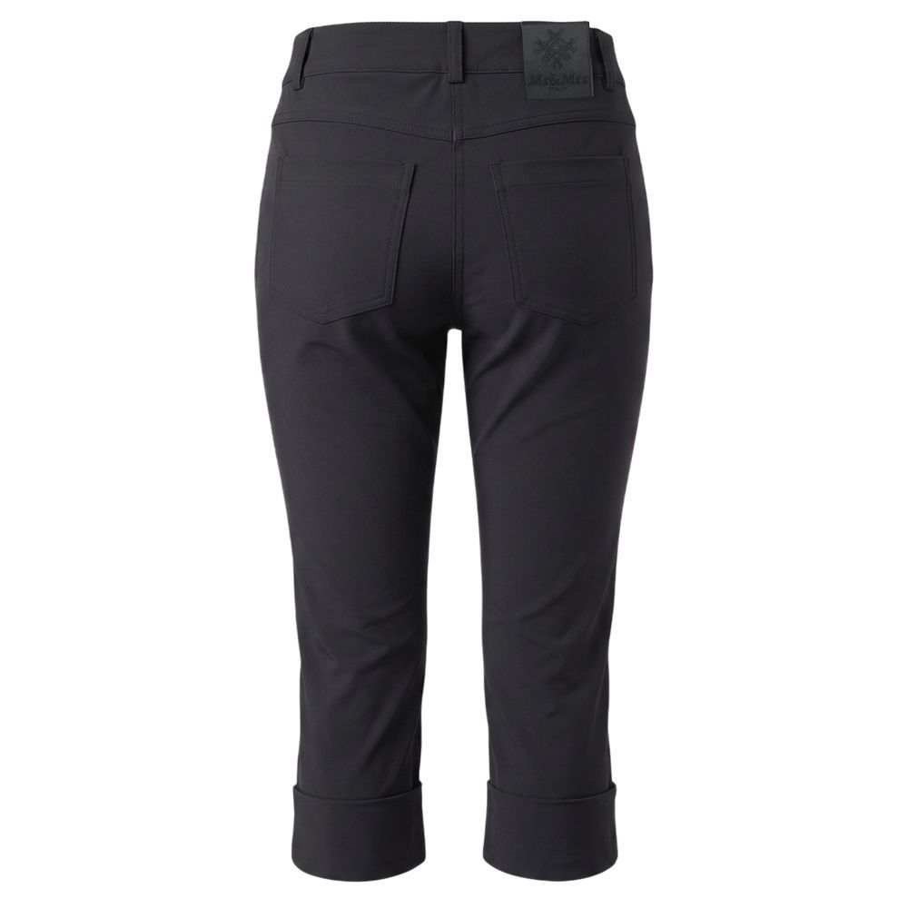 Mr&Mrs Italy Schwarze Baumwollhose für Damen