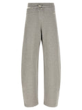 The Attico Graue Baumwoll-Freizeithose