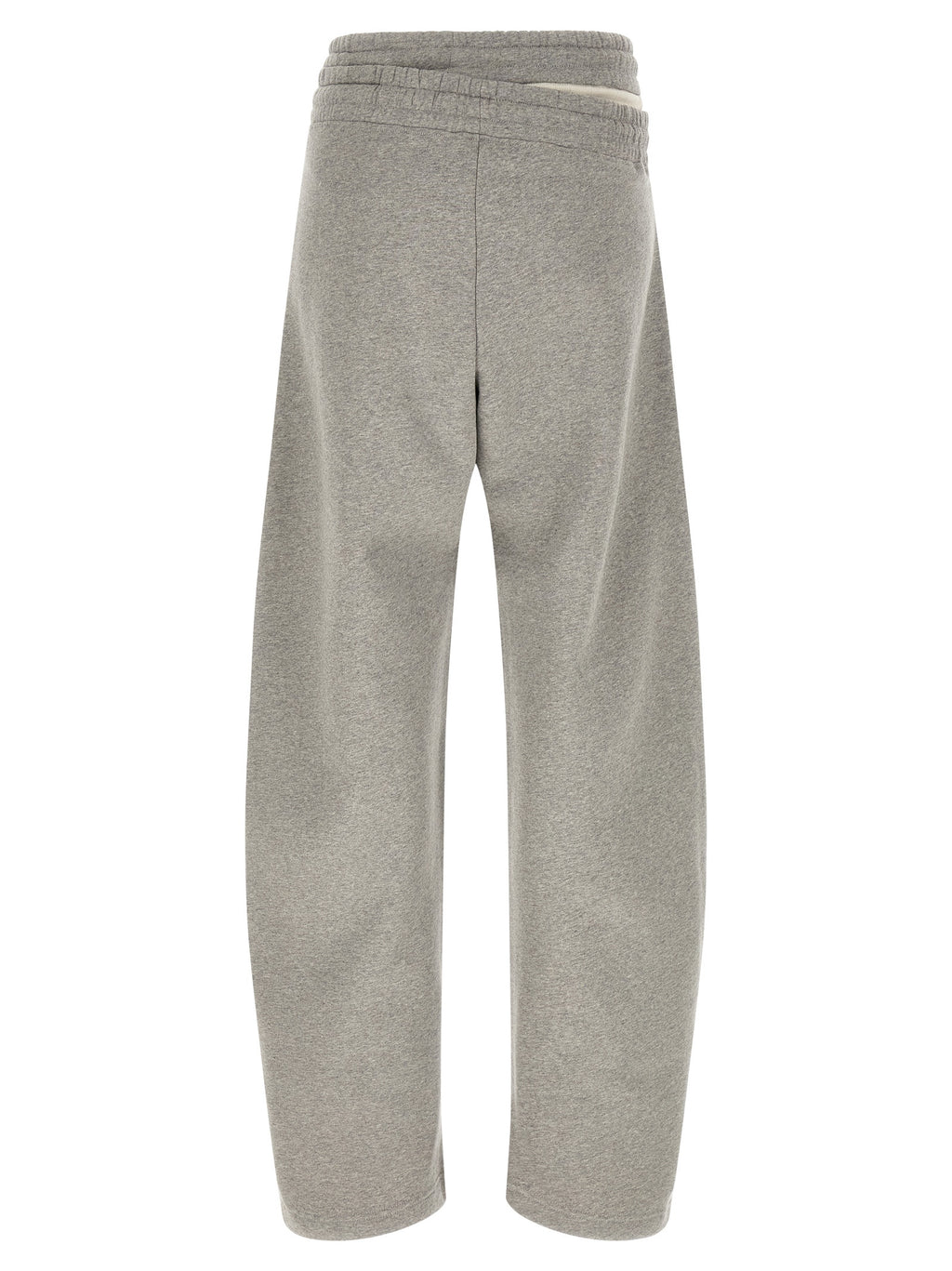 The Attico Graue Baumwoll-Freizeithose