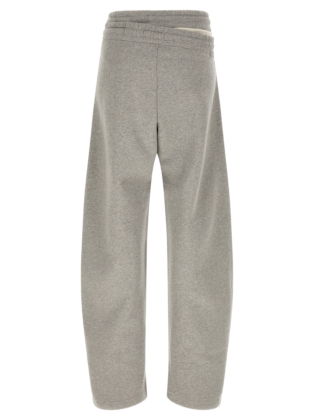 The Attico Graue Baumwoll-Freizeithose