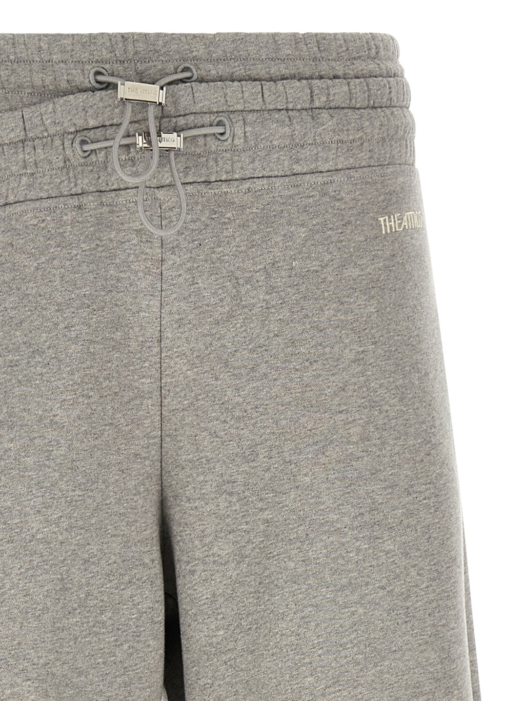The Attico Graue Baumwoll-Freizeithose