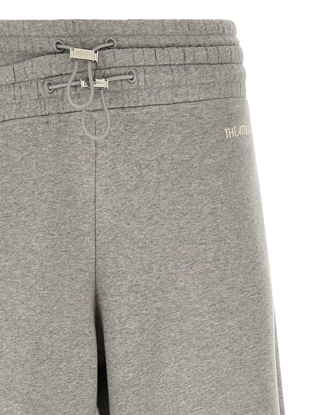 The Attico Graue Baumwoll-Freizeithose