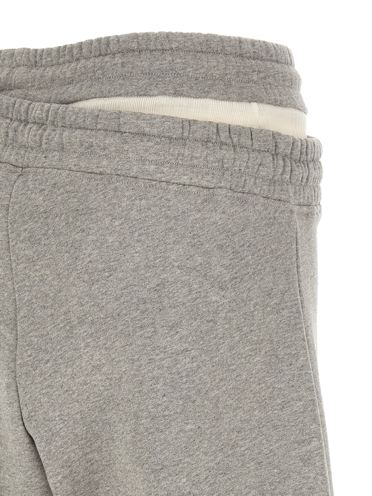 The Attico Graue Baumwoll-Freizeithose