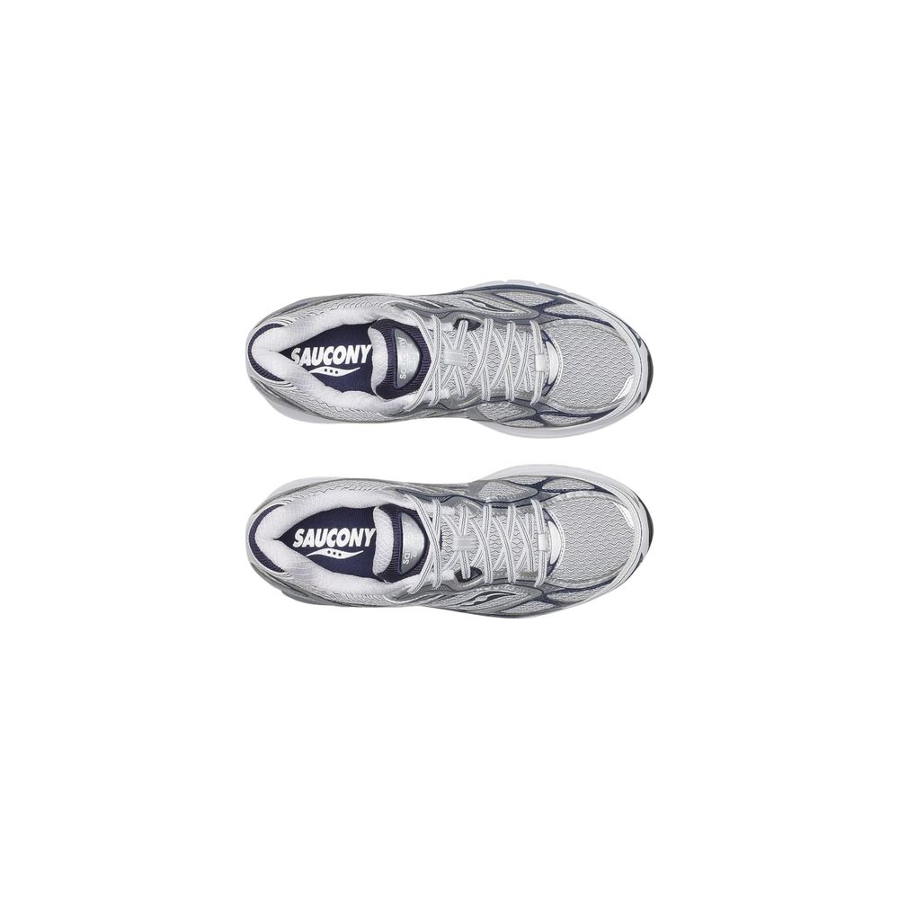 Saucony Graue synthetische Sportschuhe