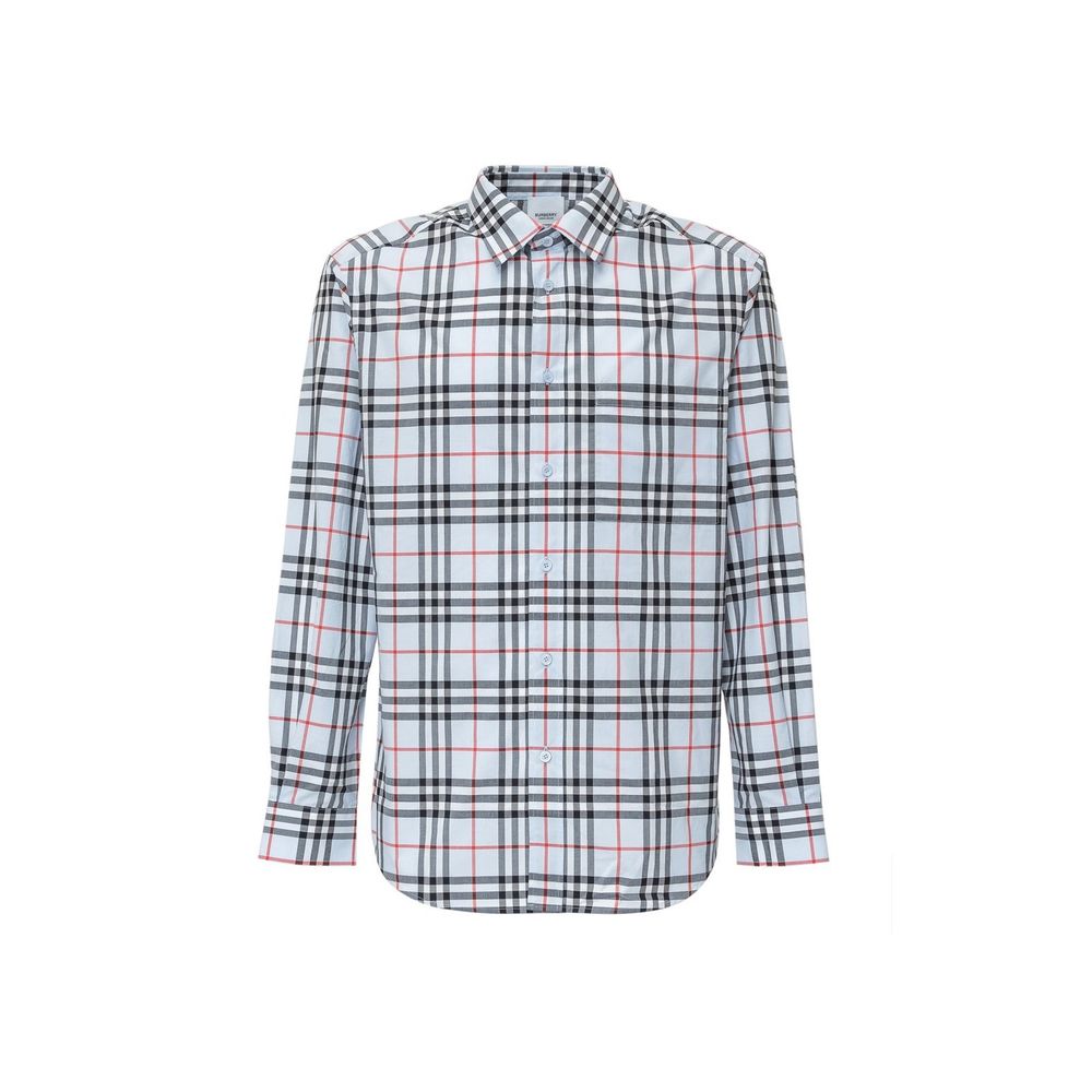Burberry Blaues Baumwollhemd