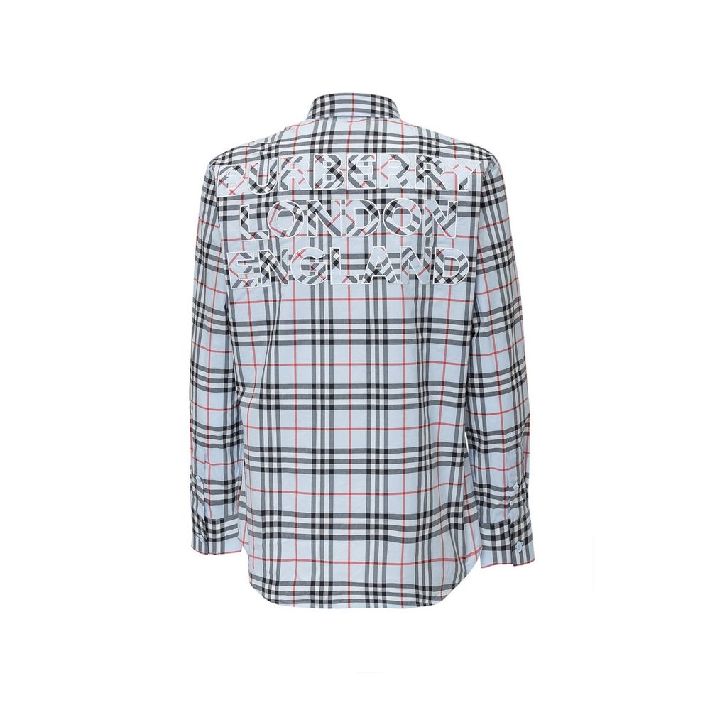 Burberry Blaues Baumwollhemd
