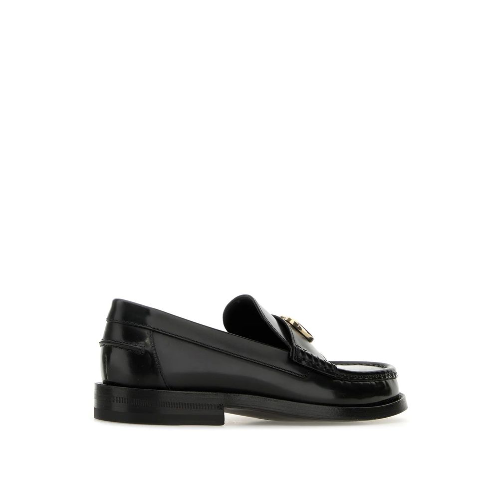 Gucci Schwarze Leder Loafer zum Hineinschlüpfen