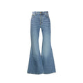 Chloé Blaue Baumwoll-Jeans mit ausgestelltem Bein