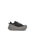 Moncler Graue Kalbsleder Bos Taurus Athletic Sneaker