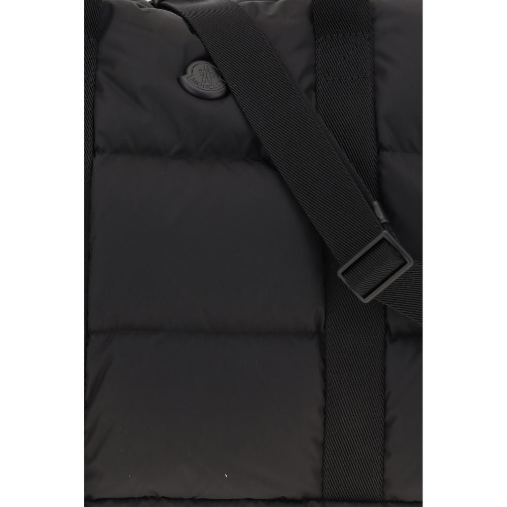 Moncler Schwarze Schultertasche aus Polyester