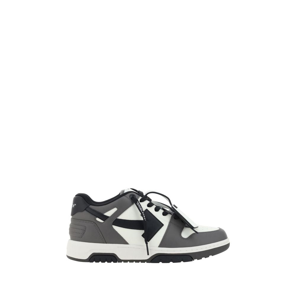 Off-White Multicolor Calf Leather Bos Taurus Athletic Sneakers