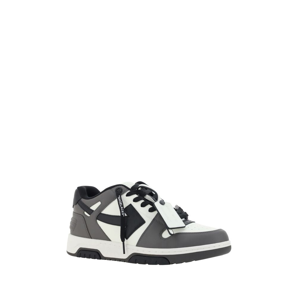 Off-White Multicolor Calf Leather Bos Taurus Athletic Sneakers