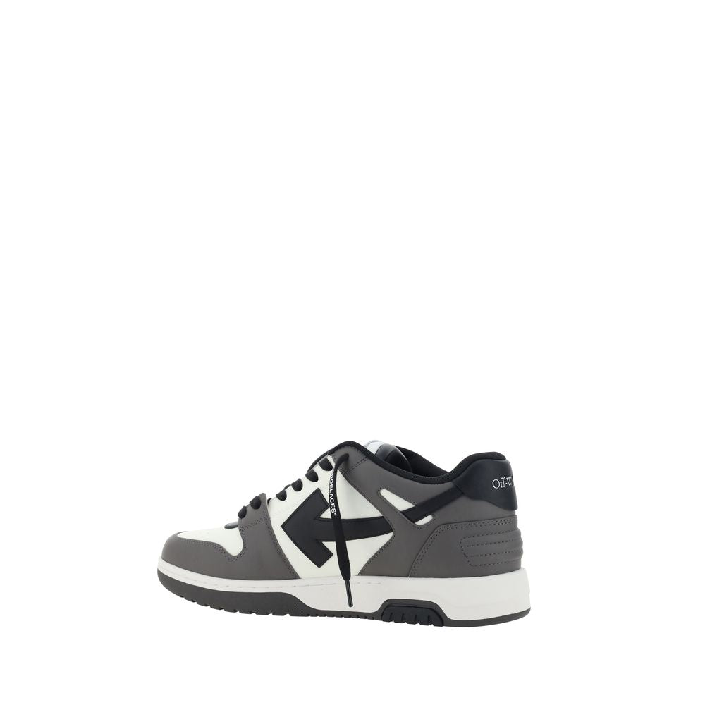 Off-White Multicolor Calf Leather Bos Taurus Athletic Sneakers