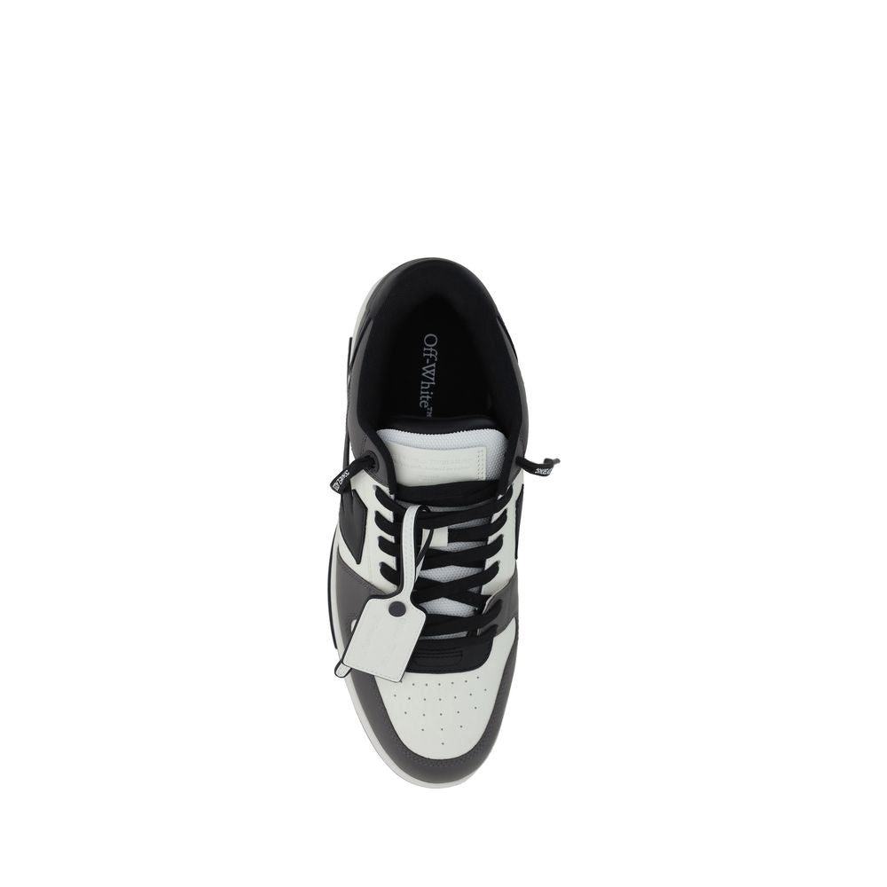 Off-White Multicolor Calf Leather Bos Taurus Athletic Sneakers