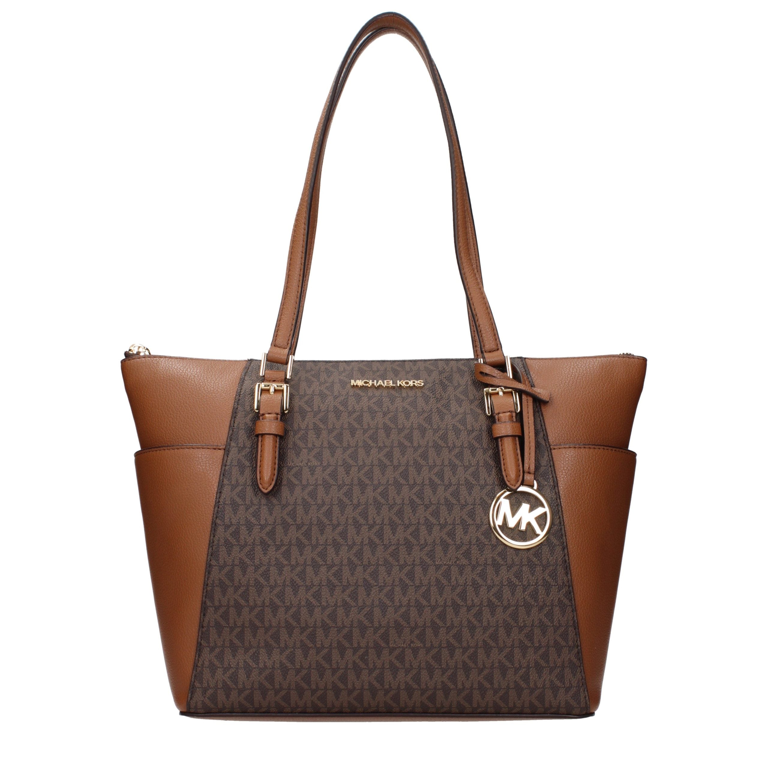 Michael Kors Braune Leder Schultertasche