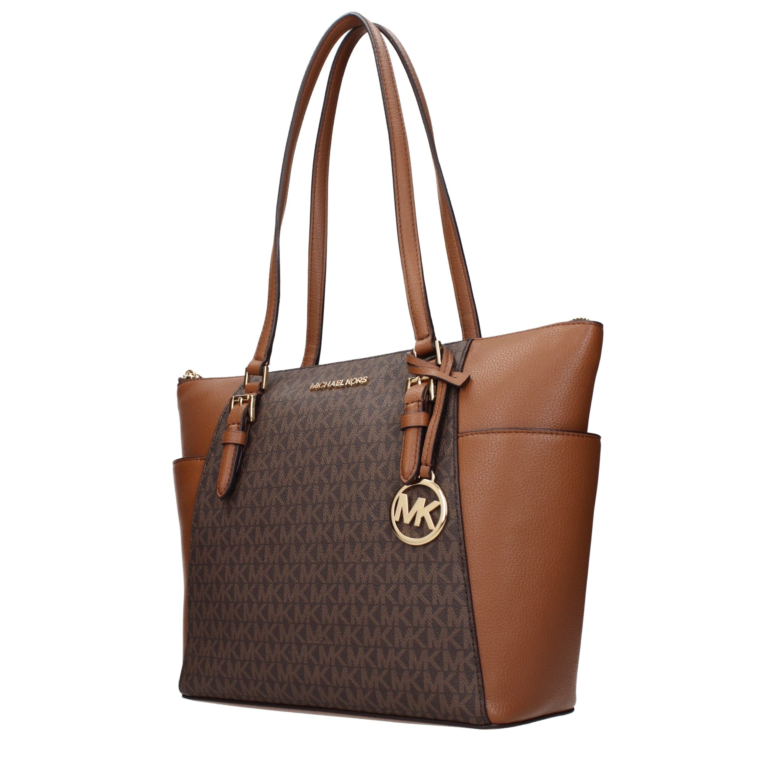Michael Kors Braune Leder Schultertasche
