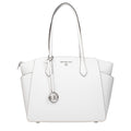 Michael Kors Weiße Leder Schultertasche
