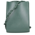 Jil Sander Grüne Leder Crossbody Tasche