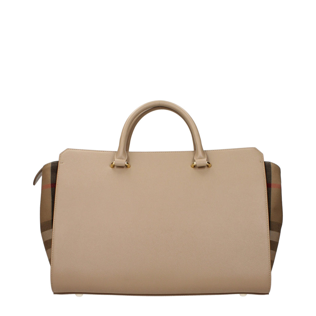 Burberry Beige Leder Handtasche