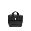 Moncler Schwarze Bos Taurus Kalbsleder Schultertasche