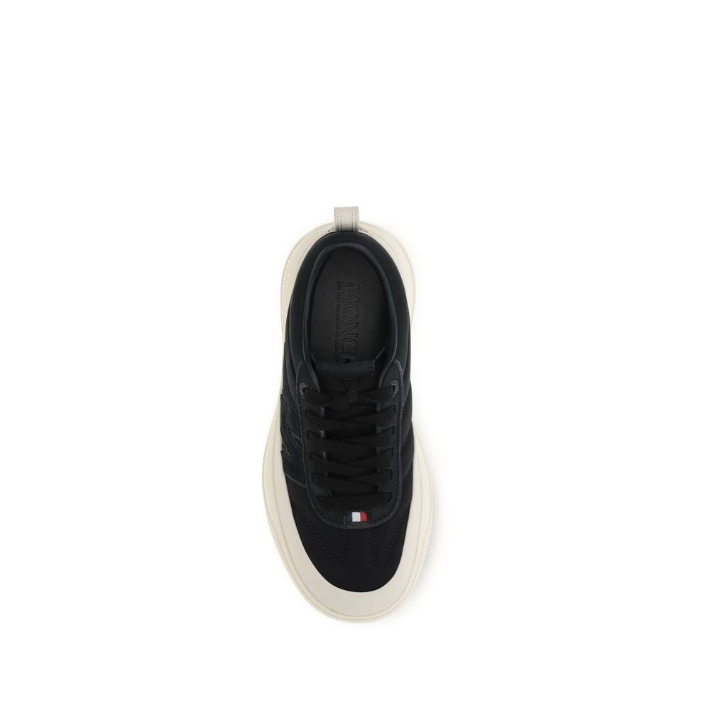 Moncler Schwarze Polyamid-Sneaker für Sport