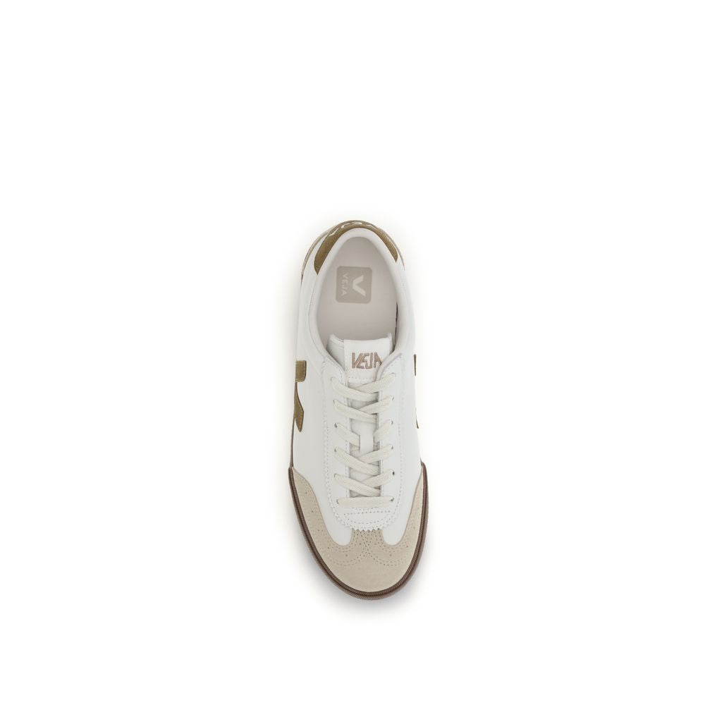 Veja Beige Calf Leather Bos Taurus Athletic Sneakers