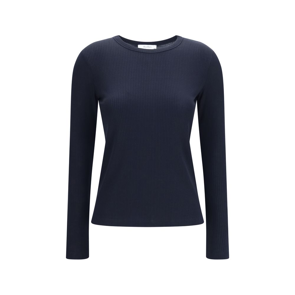 Max Mara Blauer Lyocell-Pullover
