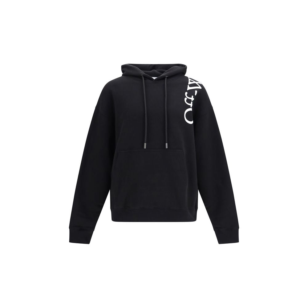 Off-White Schwarzer Baumwoll-Sweatshirt