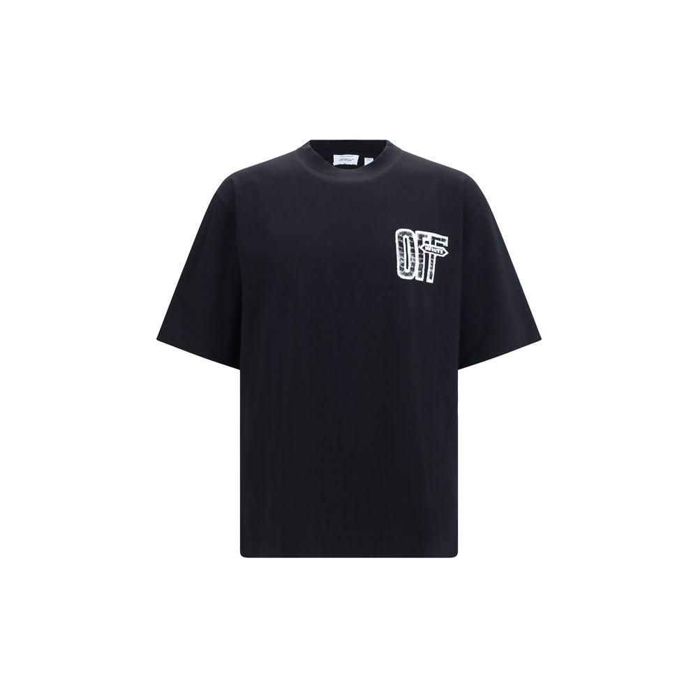 Off-White Schwarzer Baumwoll-Sportswear-Artikel