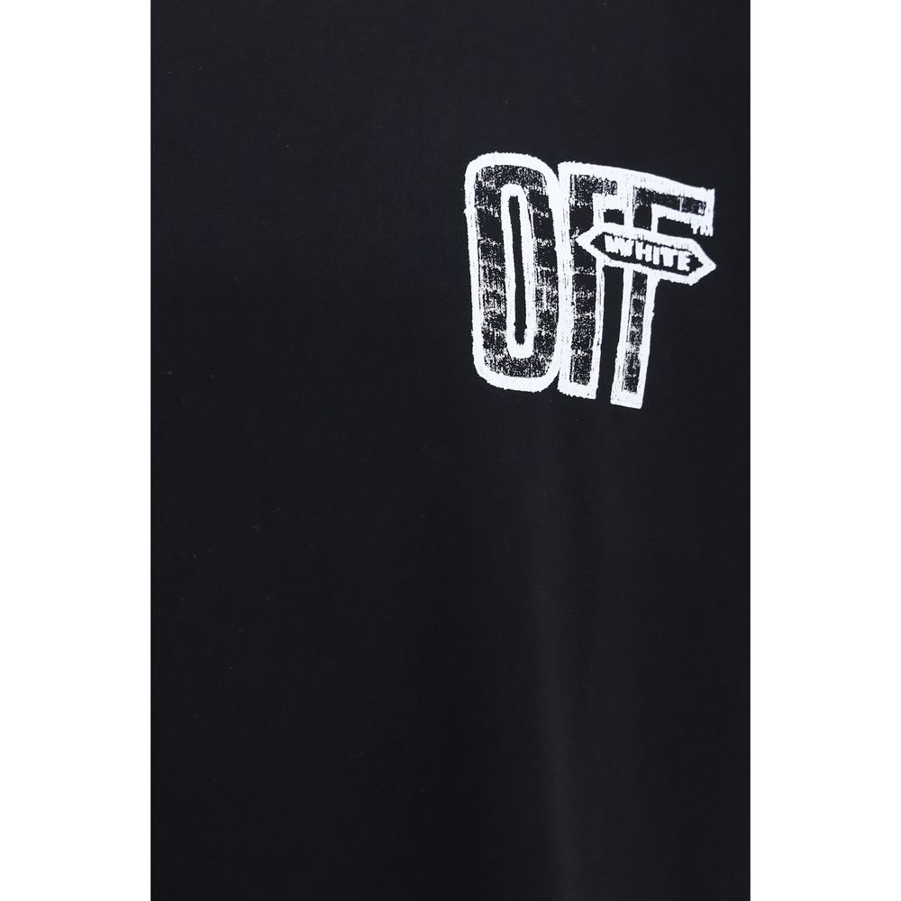 Off-White Schwarzer Baumwoll-Sportswear-Artikel