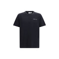 Off-White Schwarzes Baumwoll-T-Shirt