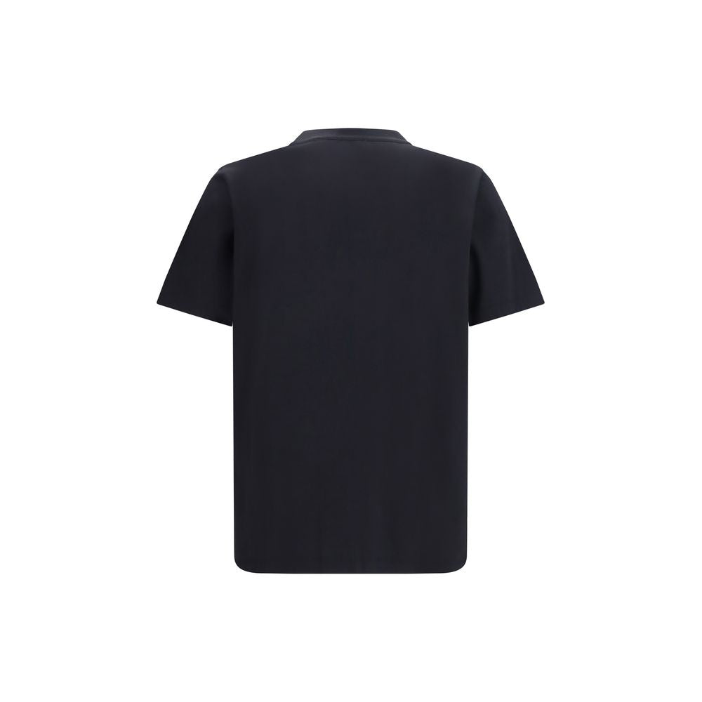 Off-White Schwarzes Baumwoll-T-Shirt